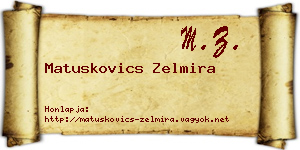 Matuskovics Zelmira névjegykártya